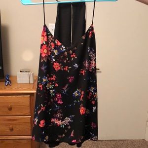 Express floral spaghetti strap top